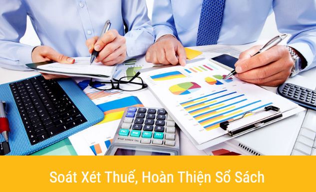 Soát xét thuế, hoàn thiện sổ sách